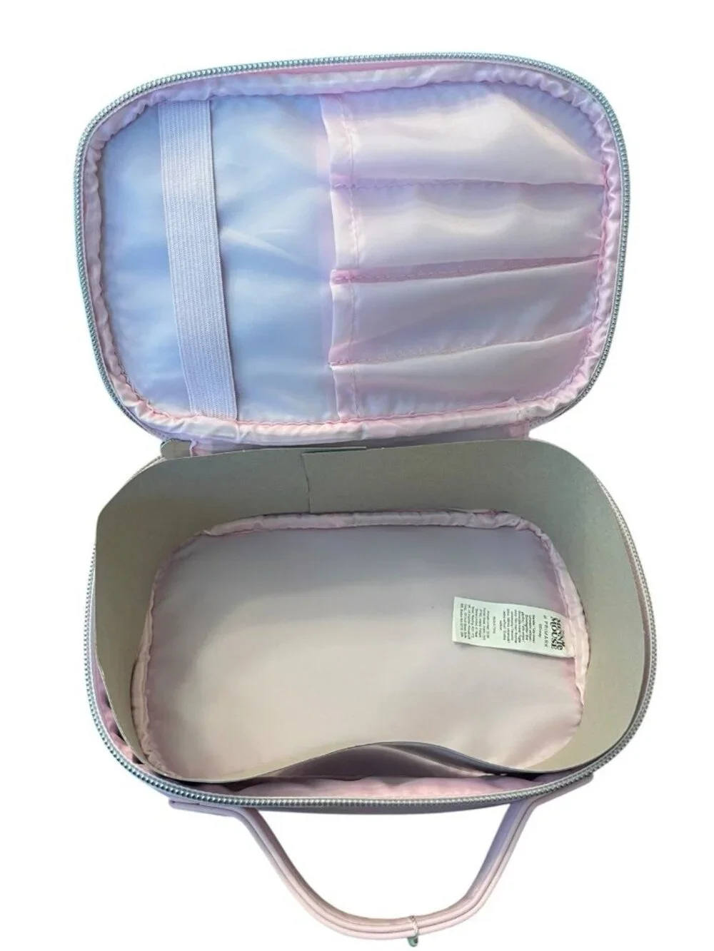 Walt Disney Minnie Mouse Pink Makeup Bag Cosmetic Case W Handle Bow Primark NWT